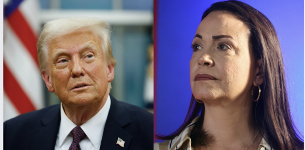 Trump almuerza con Machado para ratificar su hoja de ruta en Venezuela que busca garantizar la transición democrática